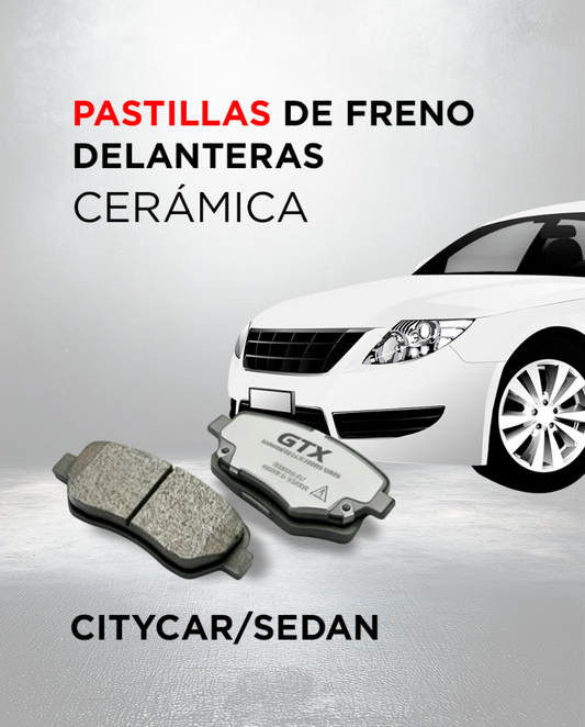 Pastillas de Freno Delanteras Cerámicas CityCar/Sedan