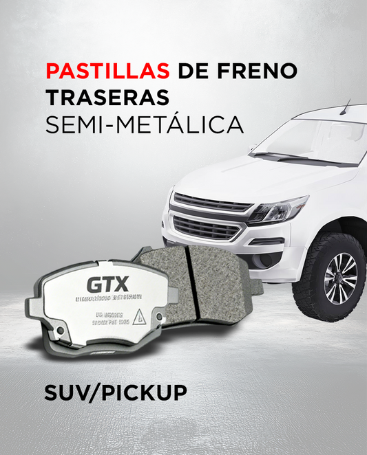 Pastillas de Freno Traseras Semi-Metálicas SUV/Pickup
